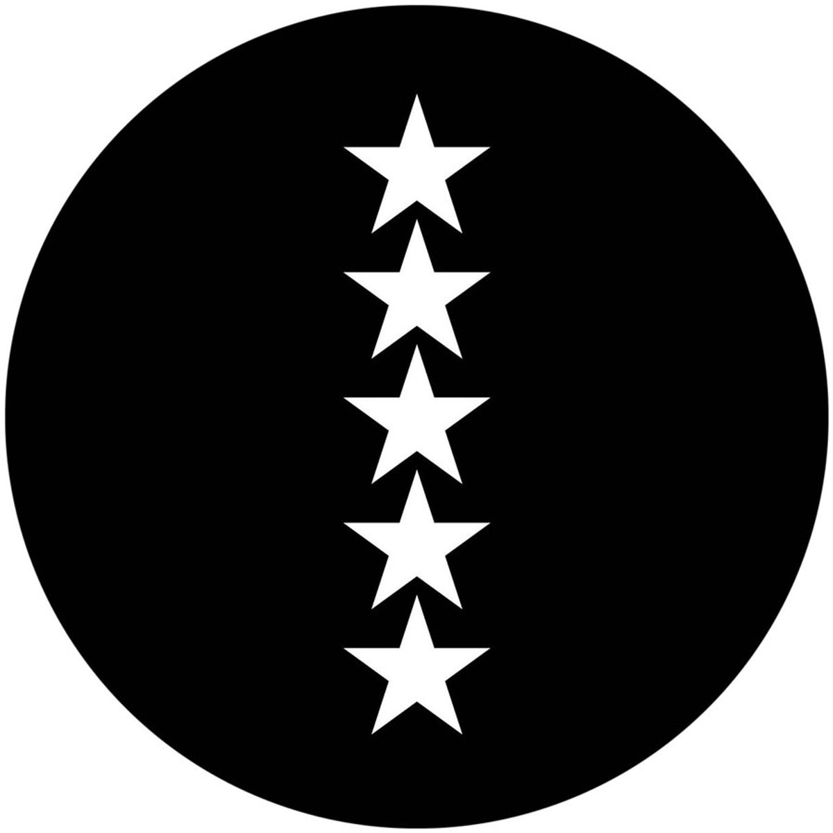 Apollo (1099) Row of Stars Steel Gobo