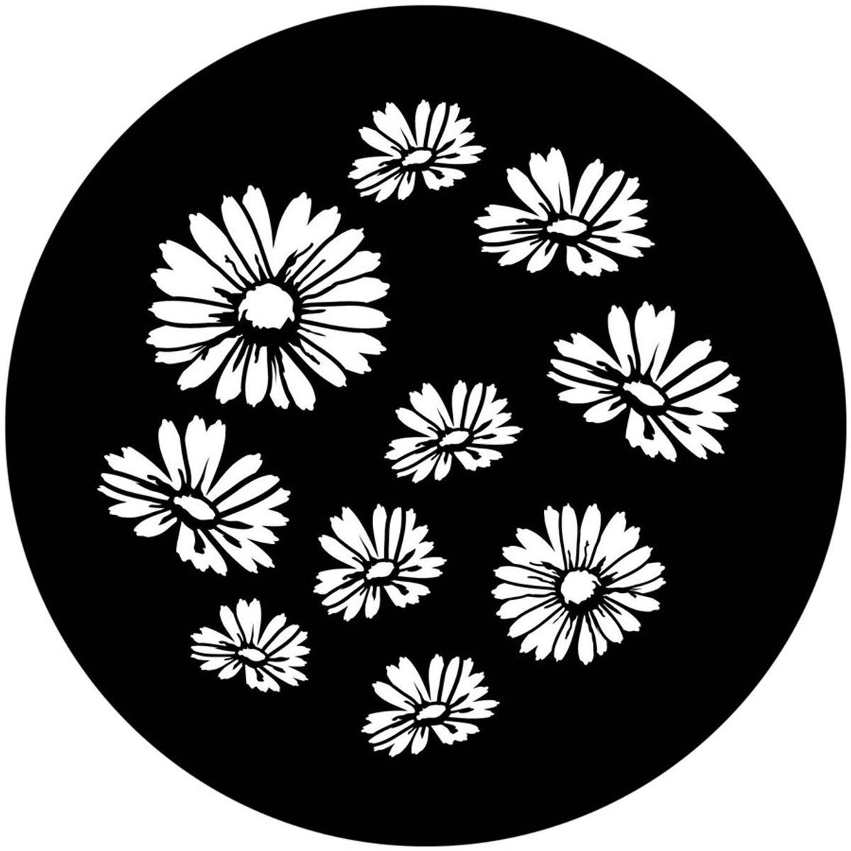 Apollo (1182) Scattered Daisies Steel Gobo
