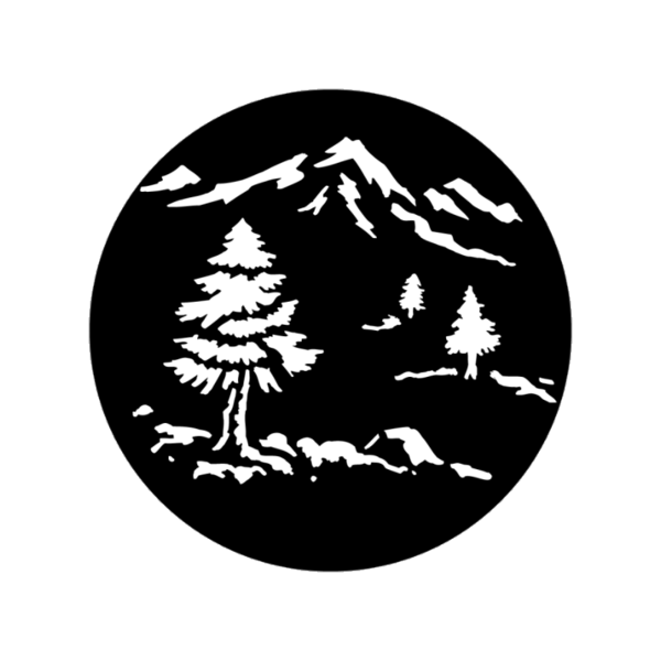 Apollo (1190) Mountain Scene Steel Gobo