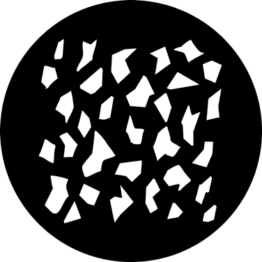 Apollo (1308) Breakup Tiling Shatter Steel Gobo