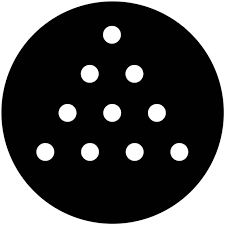 Apollo (2077) Chinese Checkers Steel Gobo