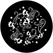 Apollo (2099) Breakup Paisley Print Steel Gobo