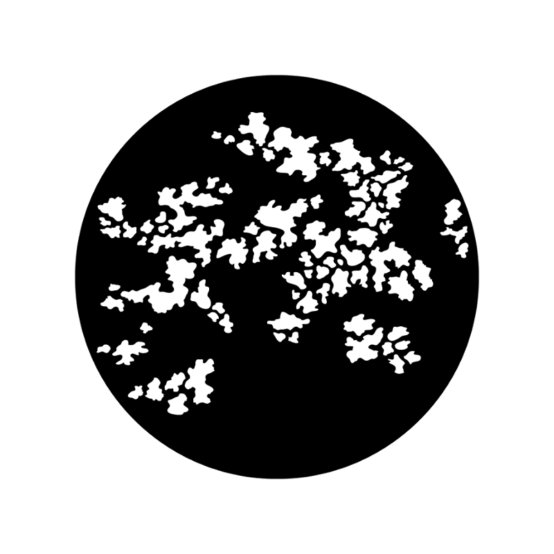 Apollo (2121) Breakup Splotchy Steel Gobo