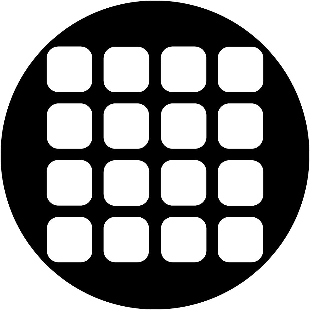 Apollo (2161) Tile Square Heavy Steel Gobo