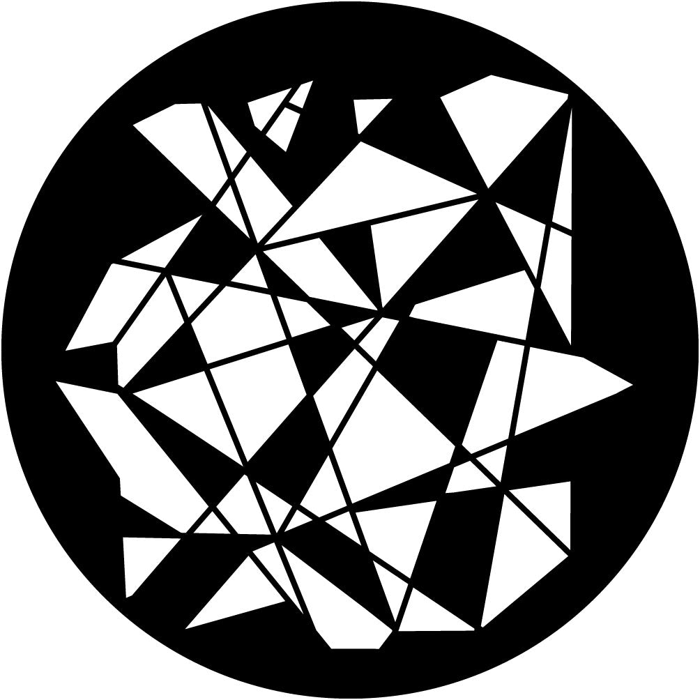 Apollo (2302) Broken Glass Steel Gobo