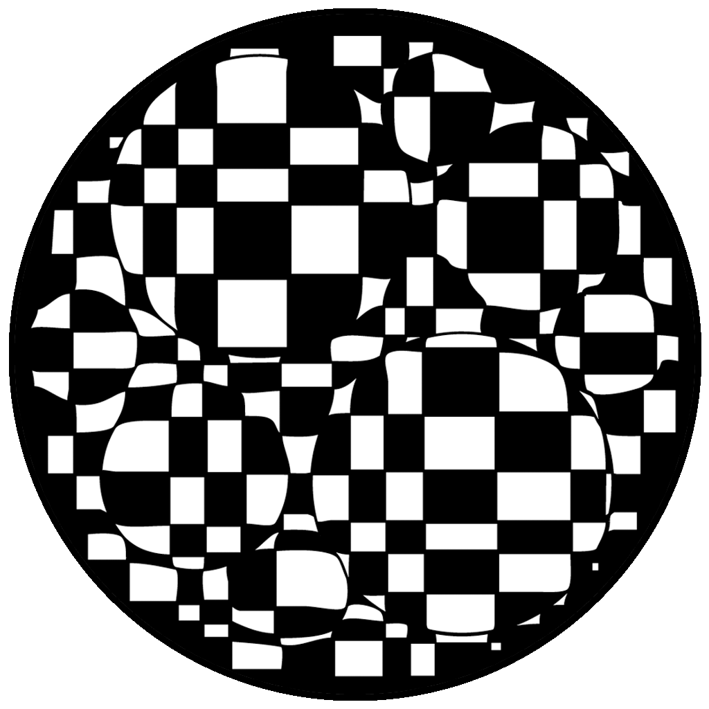 Apollo (2341) Checkerboard Bubbles Steel Gobo