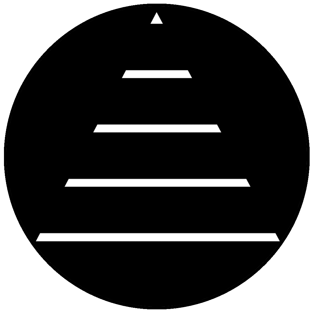 Apollo (2381) Striped Triangle Thin Steel Gobo