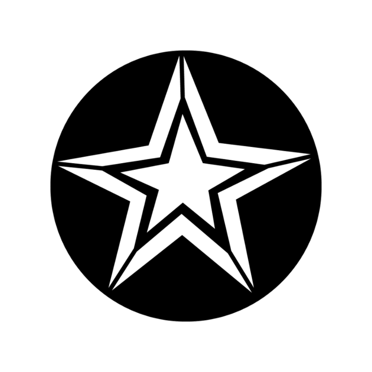 Apollo (2410) Star with Outline Steel Gobo