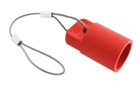 Hubbell (HBLFCAPR) Cam-Lok Protective Cap Female- Red