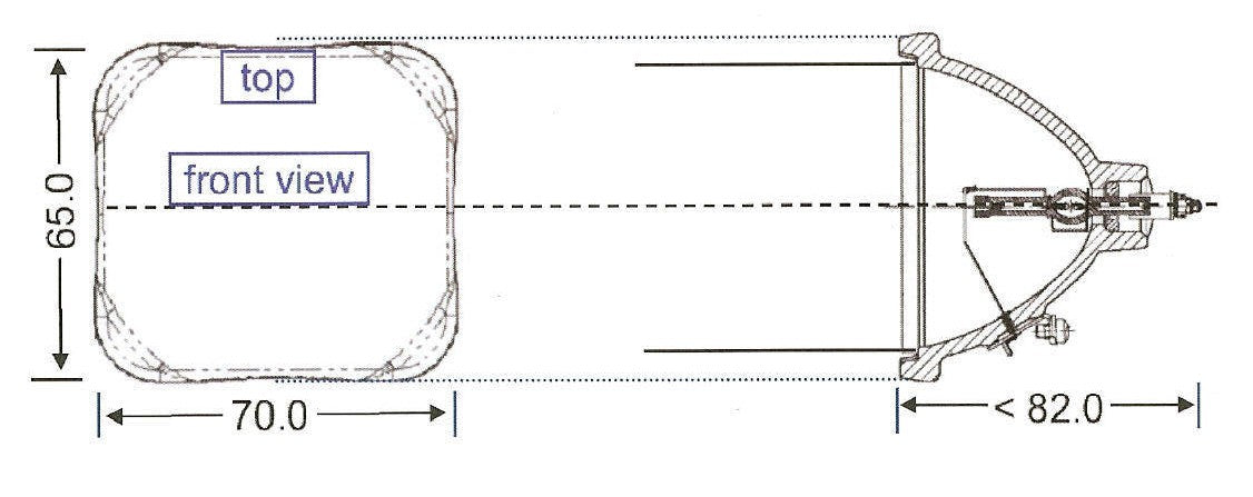 P-VIP 100-120/1.0 P22H - Bulb Only