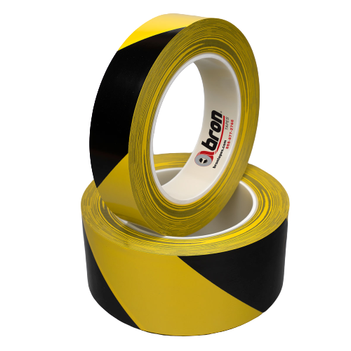 2" Hazard/Caution Bron Vinyl Tape