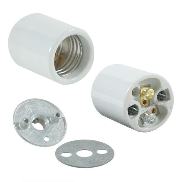 ADL (D76) MB Glazed porcelain socket 1/4F cap