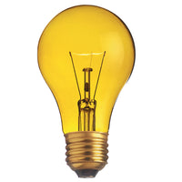 Satco S6083 - 25W Transparent Yellow Household Bulb