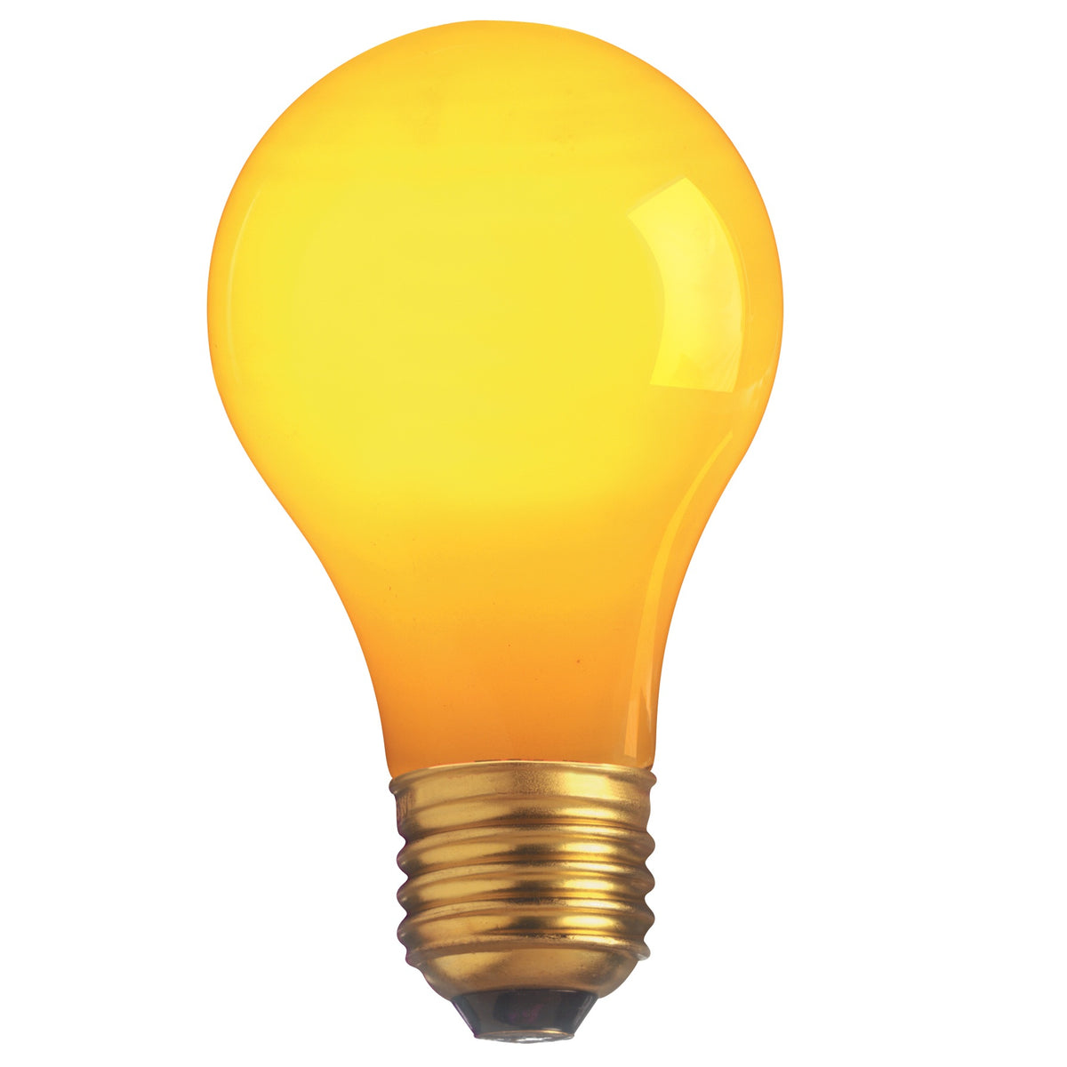 Satco S6093 - 25W Ceramic Yellow Household Bulb