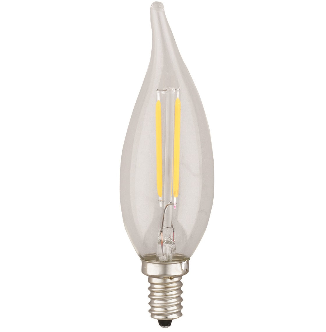 SpotLite/Kodak 41116 - 2W 12V Flame Tip Candelabra Screw LED