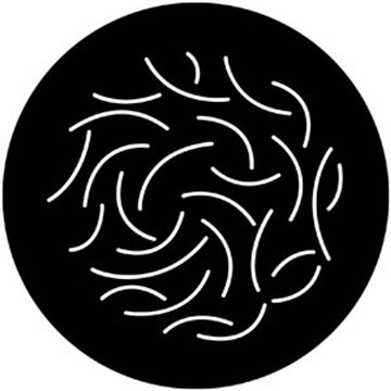 Apollo (1008) Breakup Straws Smooth Steel Gobo