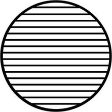 Apollo (1033) Horizontal Lines Steel Gobo