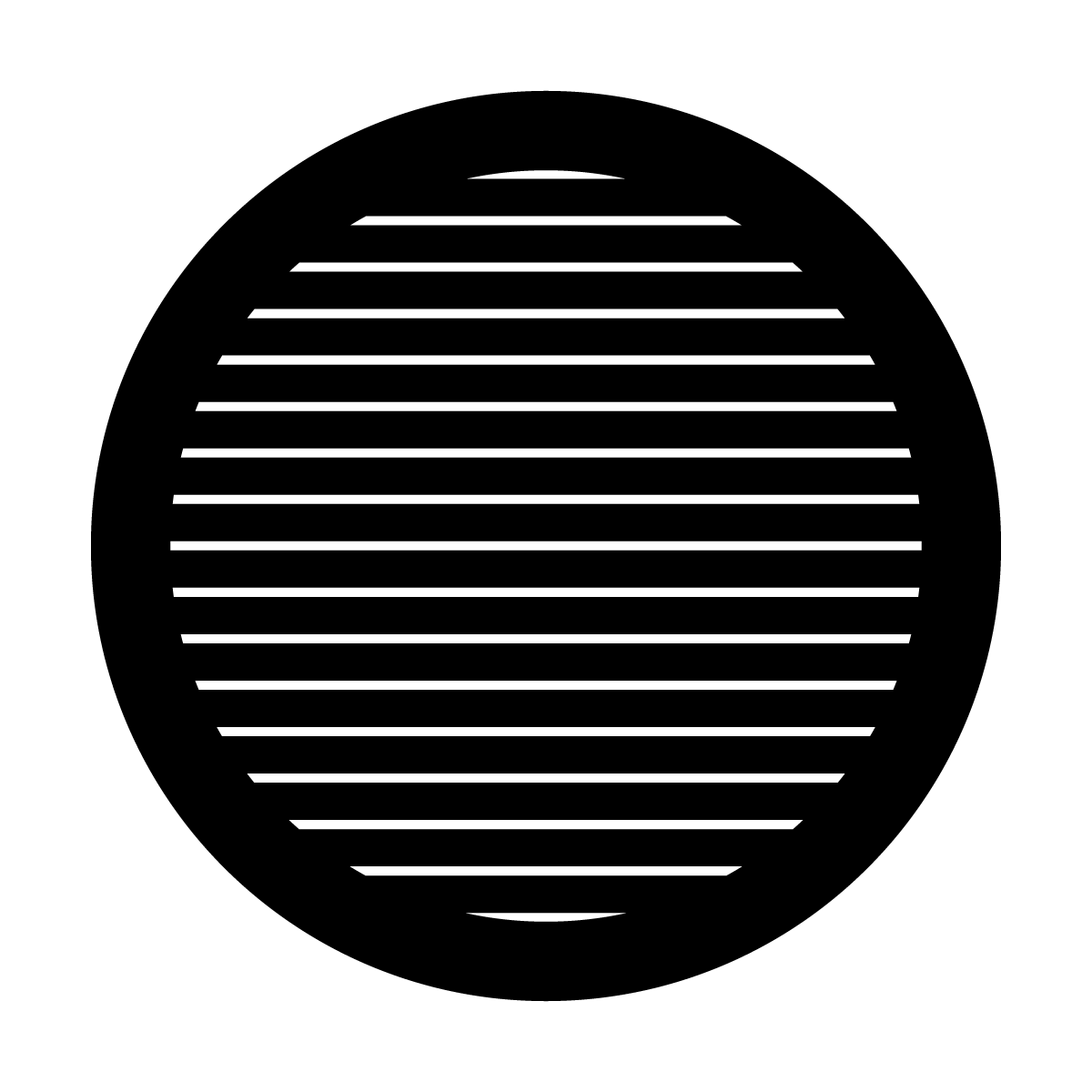 Apollo (1049) Horizontal Lines Thin Steel Gobo