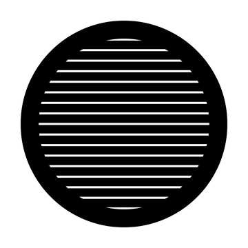 Apollo (1049) Horizontal Lines Thin Steel Gobo