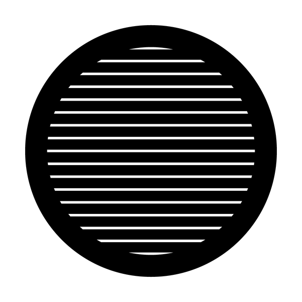 Apollo (1049) Horizontal Lines Thin Steel Gobo