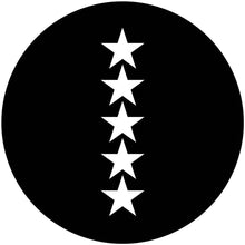 Apollo (1099) Row of Stars Steel Gobo