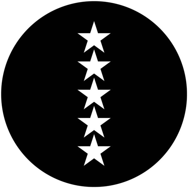 Apollo (1099) Row of Stars Steel Gobo