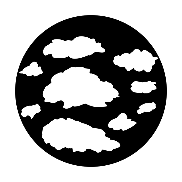 Apollo (1100) Clouds Steel Gobo