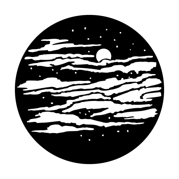 Apollo (1106) Clouds Night Sky Steel Gobo