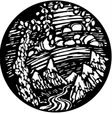 Apollo (1120) Scenic Stream Steel Gobo