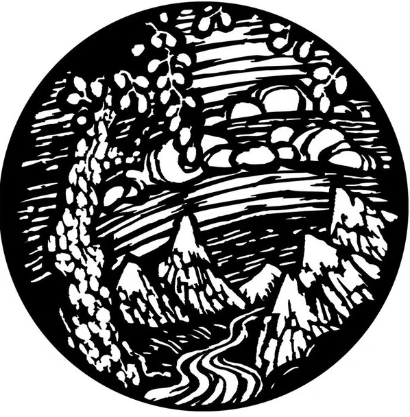 Apollo (1120) Scenic Stream Steel Gobo