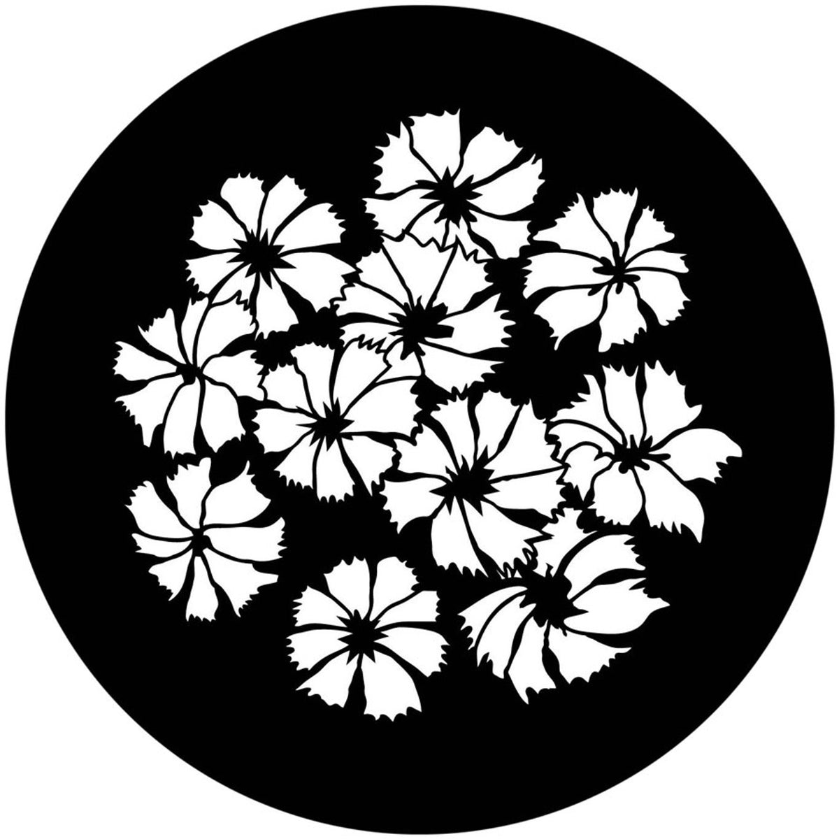 Apollo (1163) Tropical Blossoms Steel Gobo