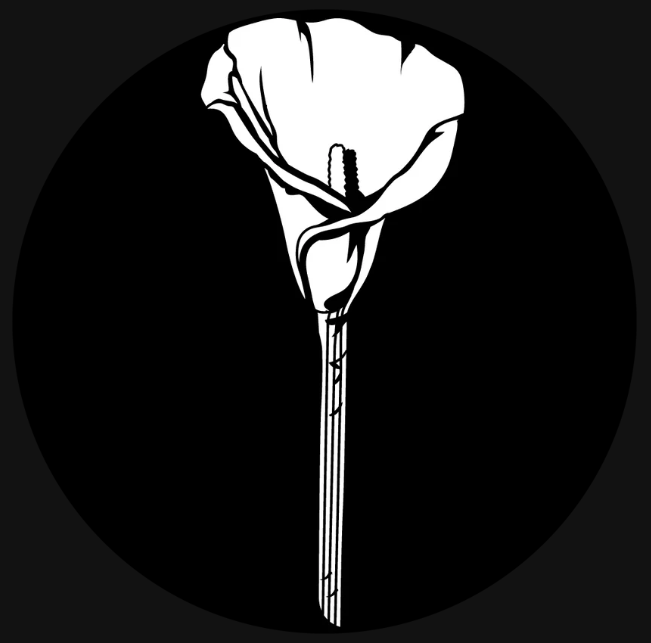 Apollo (1184) Lonely Calla Lily Steel Gobo