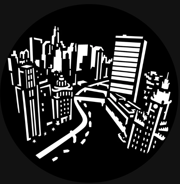 Apollo (1203) Skyline Chicago Steel Gobo