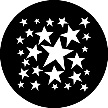 Apollo (1304) Tiling Stars Group Steel Gobo