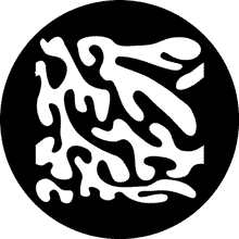Apollo (1307) Breakup Tiling Lava Steel Gobo