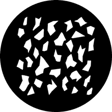 Apollo (1308) Breakup Tiling Shatter Steel Gobo