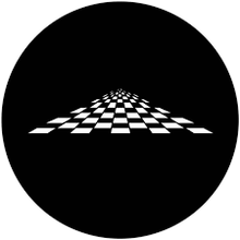 Apollo (1321) Vanishing Checkerboard Steel Gobo