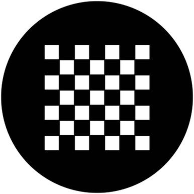Apollo (2007) Checkerboard Plain Steel Gobo