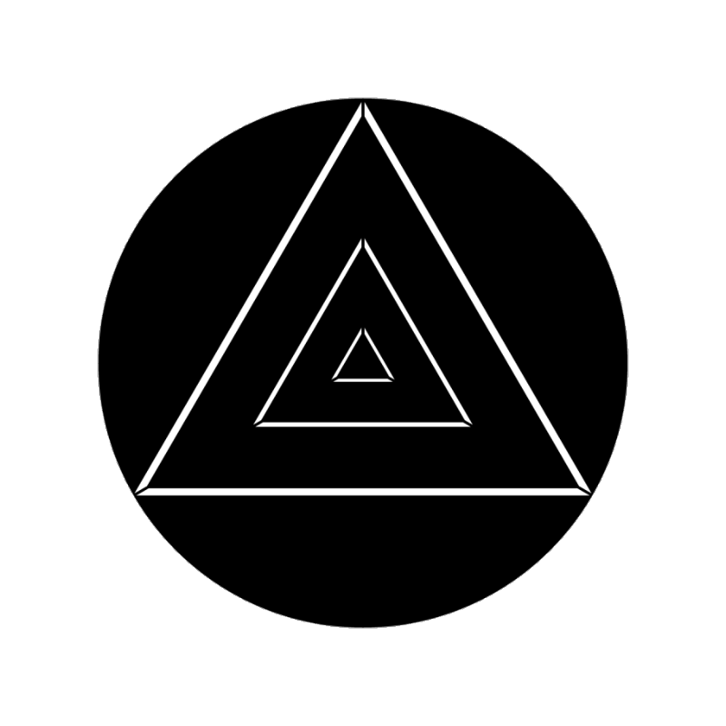 Apollo (2013) Triangles Three Steel Gobo