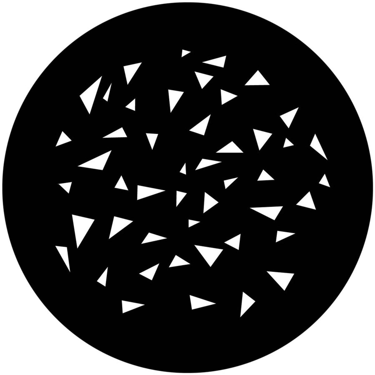 Apollo (2015) Triangle Random Light Steel Gobo