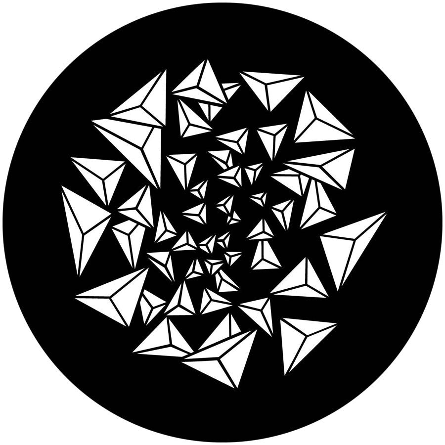 Apollo (2016) Breakup Disappearing Triangles Steel Gobo