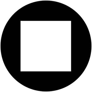 Apollo (2038) Large Square Steel Gobo