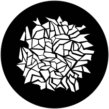Apollo (2064) Crackling Rose Steel Gobo