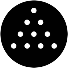 Apollo (2077) Chinese Checkers Steel Gobo