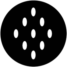 Apollo (2078) Grate A Steel Gobo