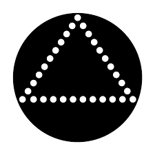 Apollo (2085) Dots Triangle Steel Gobo