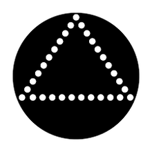 Apollo (2085) Dots Triangle Steel Gobo