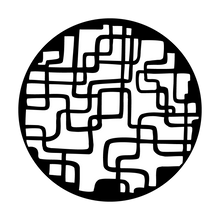 Apollo (2110) Breakup Squiggle Squares Steel Gobo