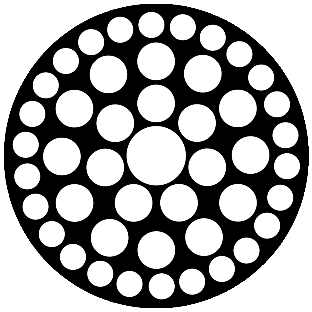 Apollo (2111) Dots Pattern Round Steel Gobo