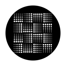 Apollo (2268) Geometric Dots Steel Gobo
